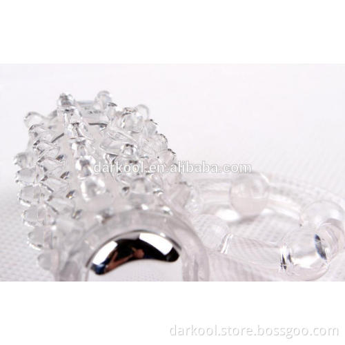 Strong Vibration Rubber Adult Sex Product Vibrating Bullet Cock Rings For Man Sex Toy